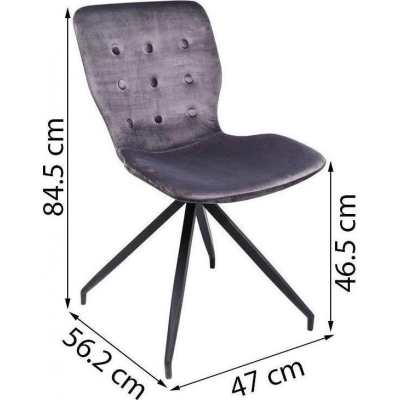 Chair Butterfly Dark Grey